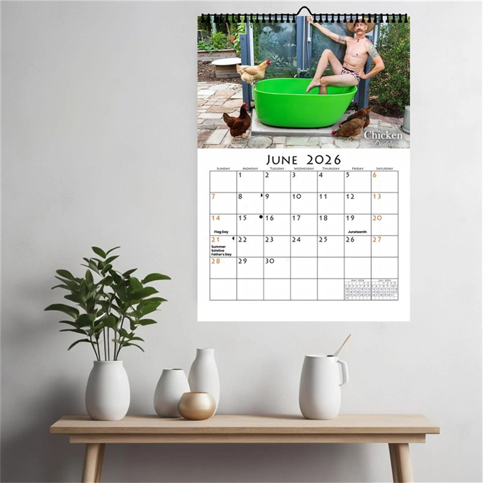 2026 Funny Chicken Daddy Wall  - Home Decor Design reseña y precio