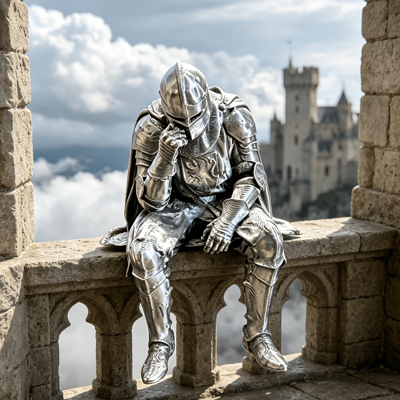 Medieval Knight Figurine Vinta - Home Decor Medieval reseña y precio