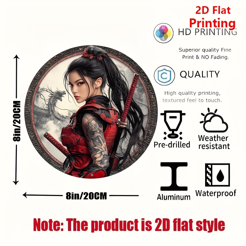 1pc, 2D Flat Round  Vintage Ja - Home Decor Kolkata reseña y precio
