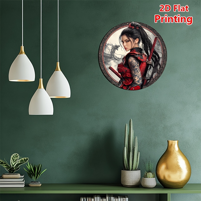 1pc, 2D Flat Round  Vintage Ja - Home Decor Kolkata reseña y precio
