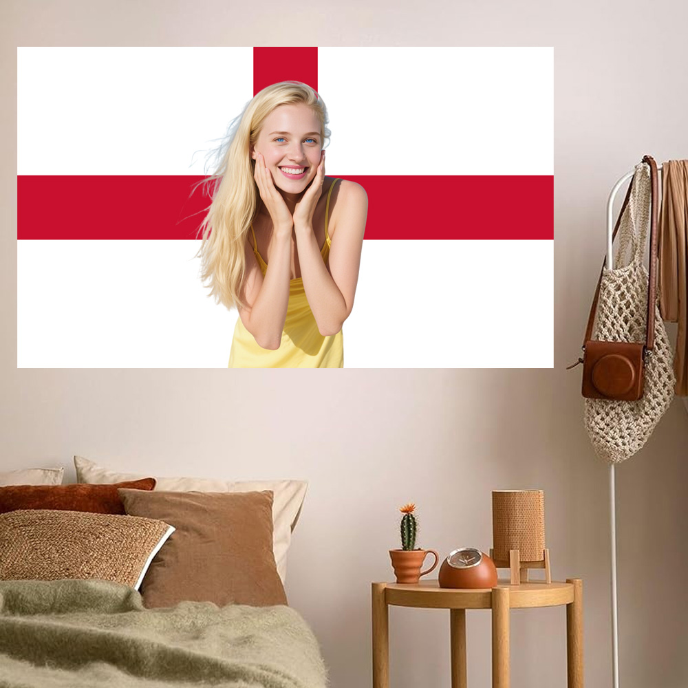 1pc 2D FLAT Personalize Englan - Home Decor Design reseña y precio