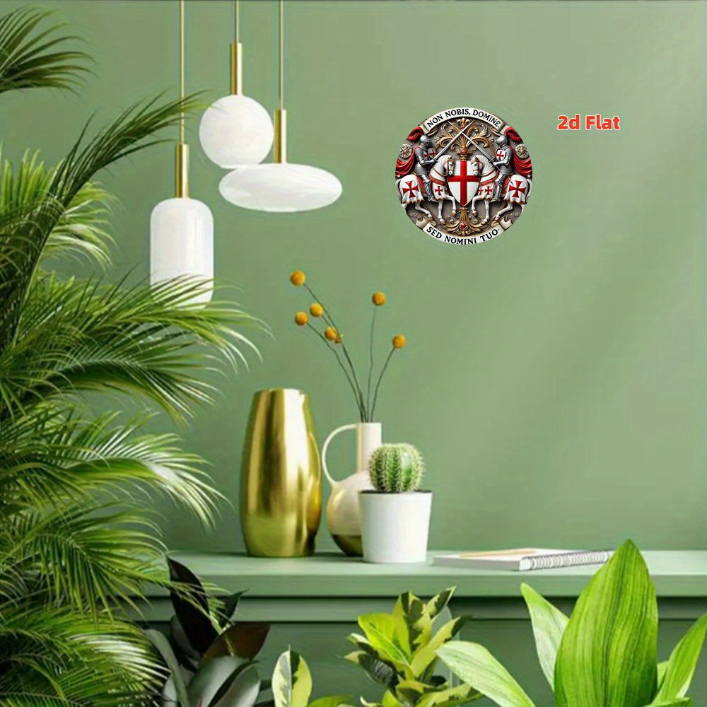 2D Flat Medieval Templar Knigh - Home Decor Medieval reseña y precio