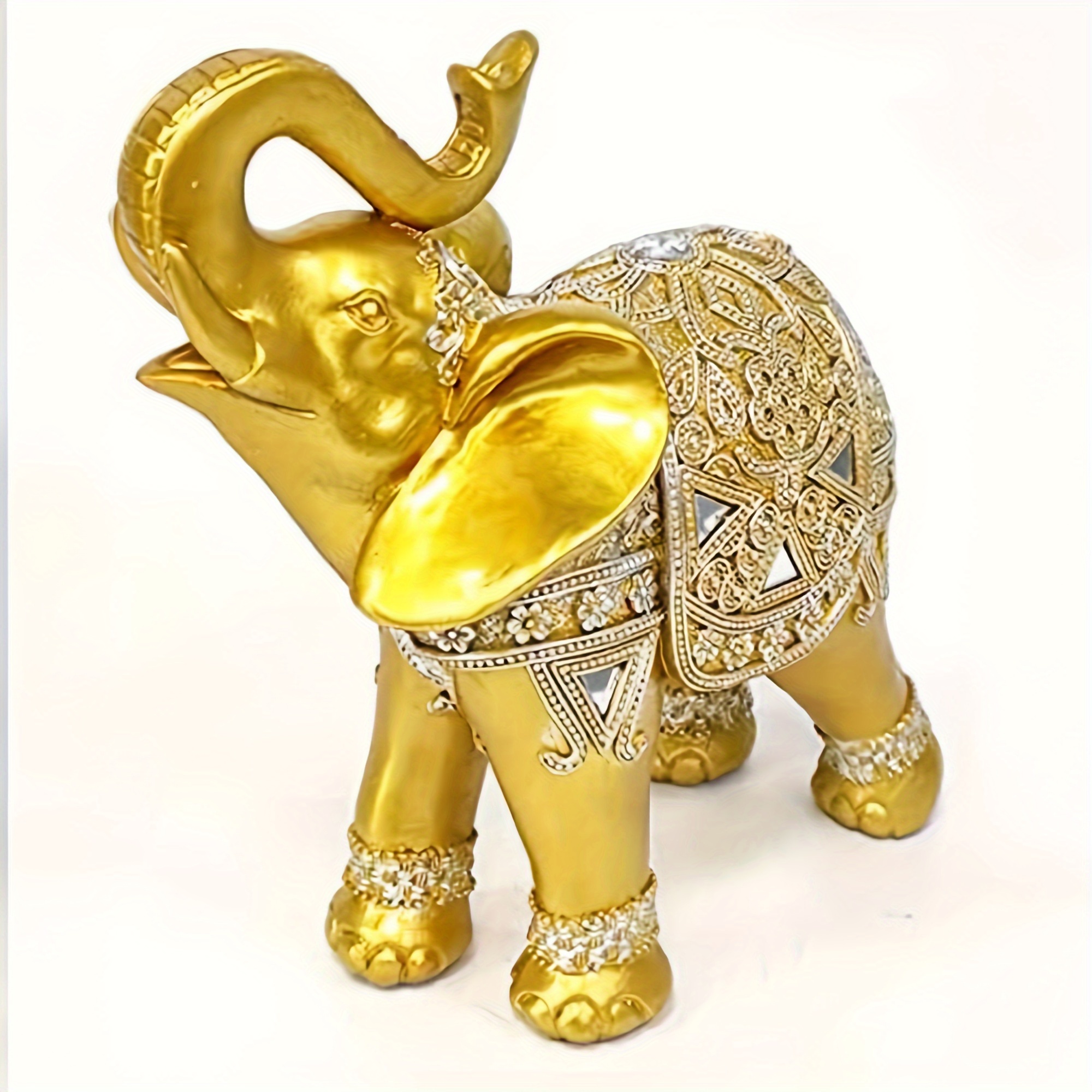 9 Inch Elephant Statue Figurin - Home Decor Design reseña y precio