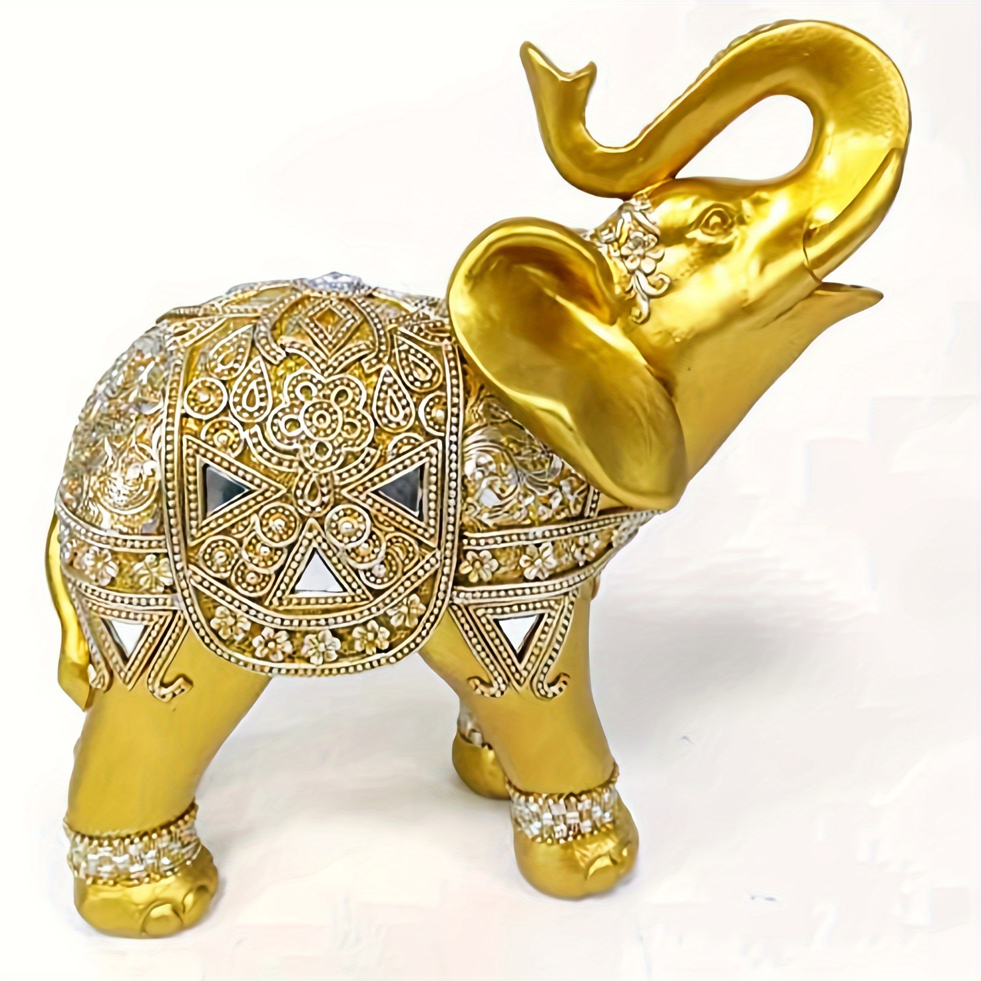 9 Inch Elephant Statue Figurin - Home Decor Design reseña y precio