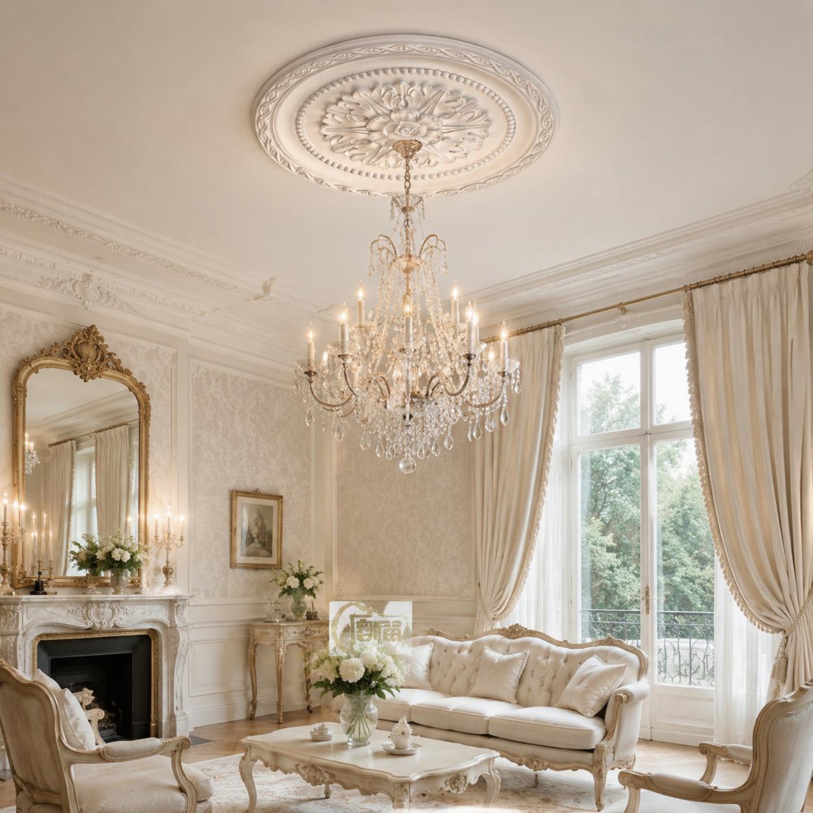 Ceiling Medallion European Des - Home Decor Design reseña y precio