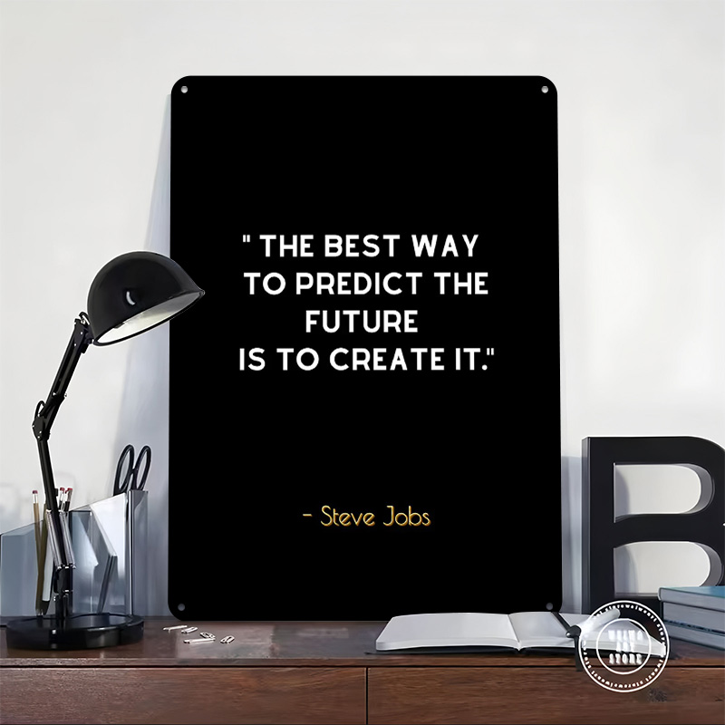 Steve Jobs Quote - Future Meta - Home Decor Jobs reseña y precio