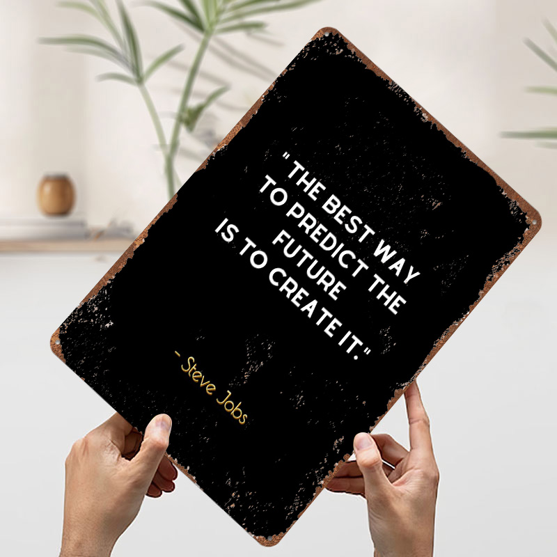Steve Jobs Quote - Future Meta - Home Decor Jobs reseña y precio