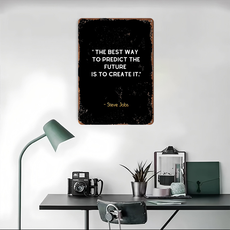 Steve Jobs Quote - Future Meta - Home Decor Jobs reseña y precio
