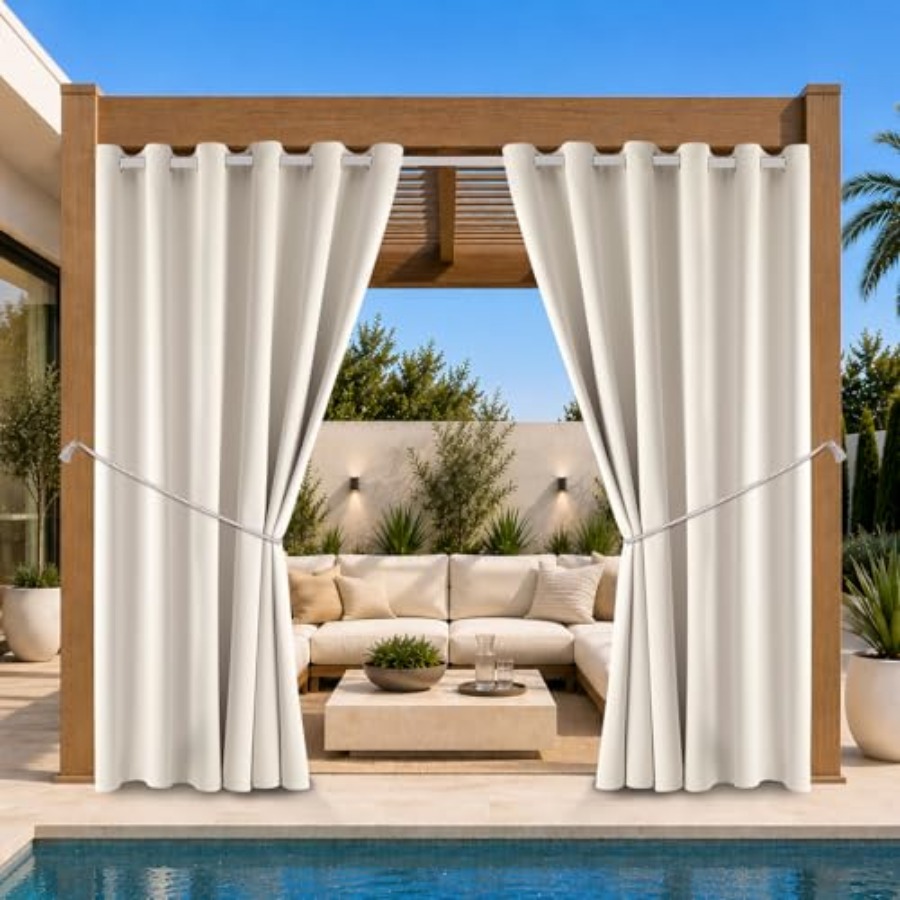 Waterproof Outdoor Curtain W84 - Home Decor Curtains reseña y precio