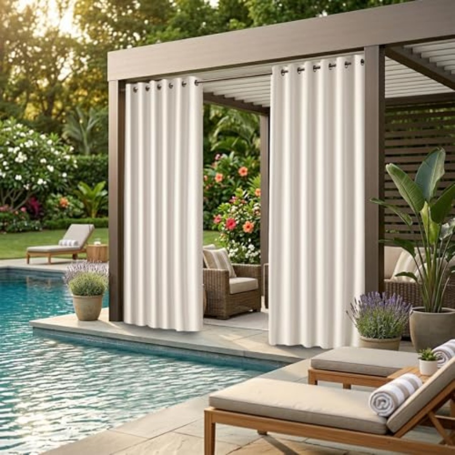 Waterproof Outdoor Curtain W84 - Home Decor Curtains reseña y precio
