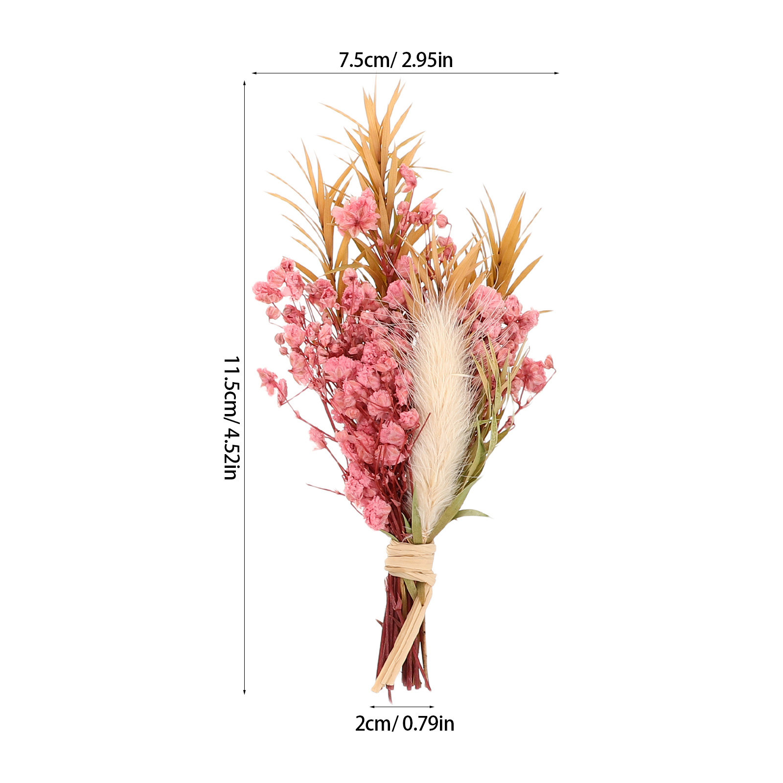 3Pcs Mini Dried Floral Bouquet - Dried Flower Bouquet reseña y precio