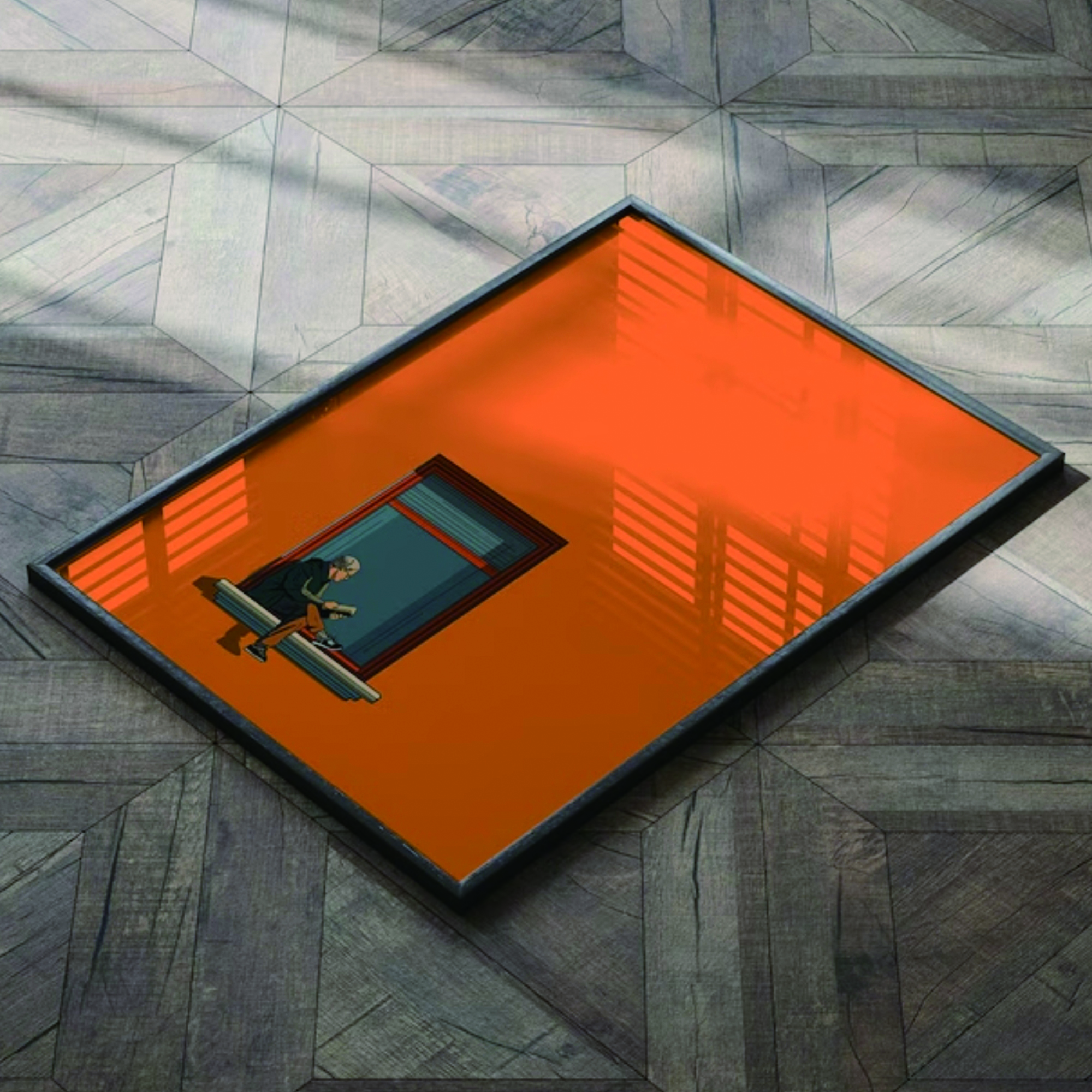 Orange Minimalist Dopamine War - Home Decor Dopamine reseña y precio