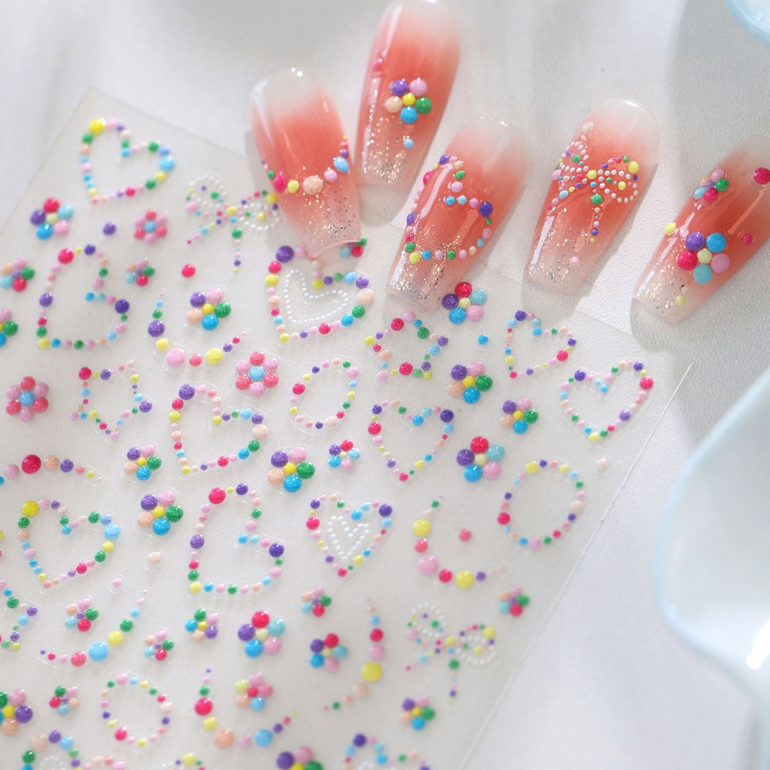 Dopamine 5D Nail Art Stickers  - Home Decor Dopamine reseña y precio
