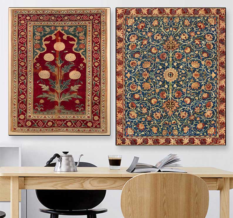 Medieval Oriental Persian Carp - Home Decor Medieval reseña y precio