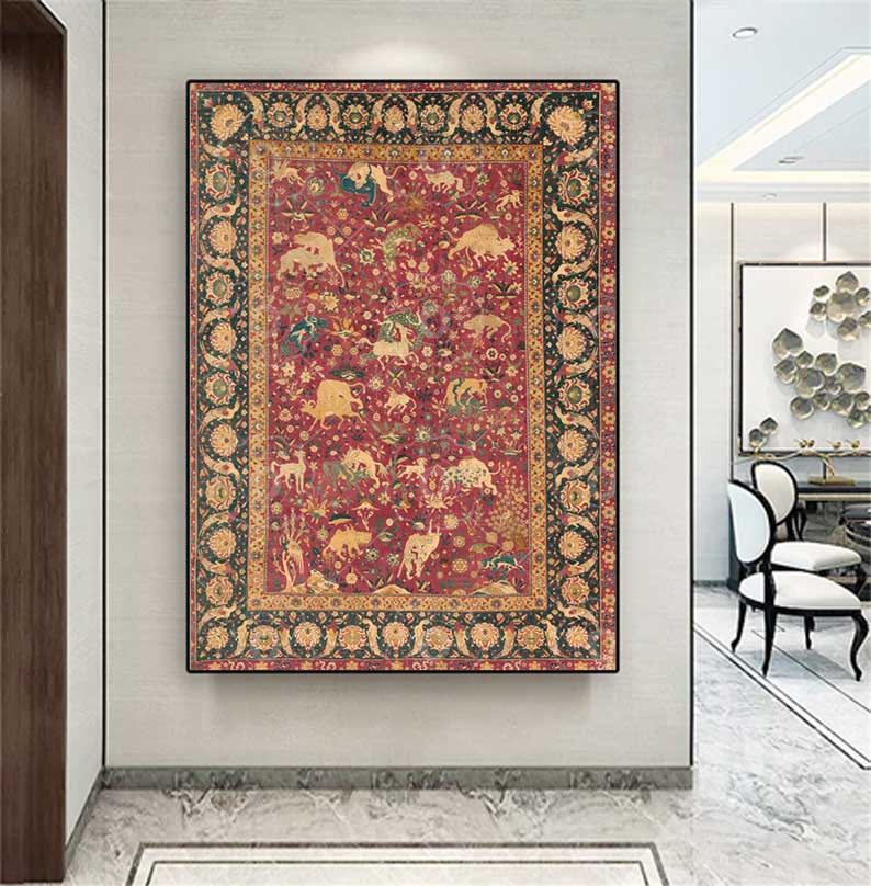 Medieval Oriental Persian Carp - Home Decor Medieval reseña y precio