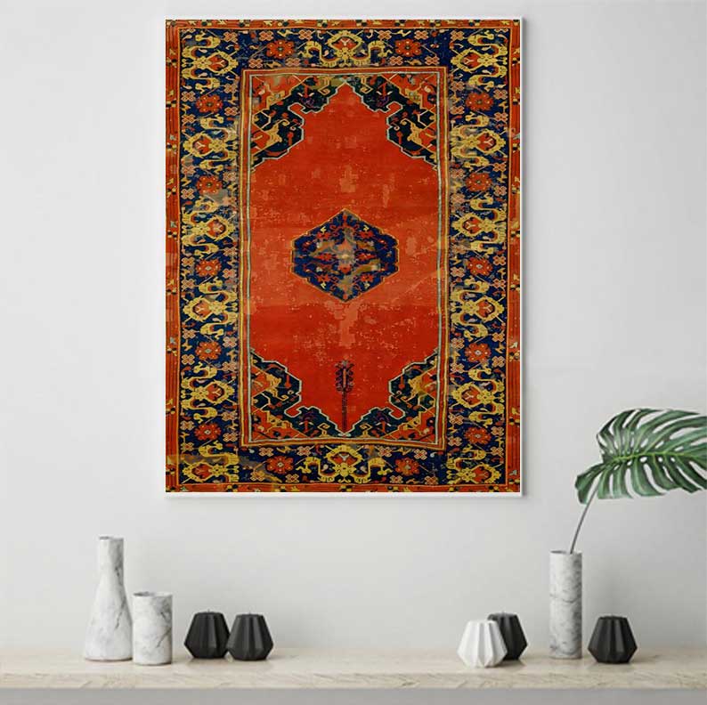 Medieval Oriental Persian Carp - Home Decor Medieval reseña y precio