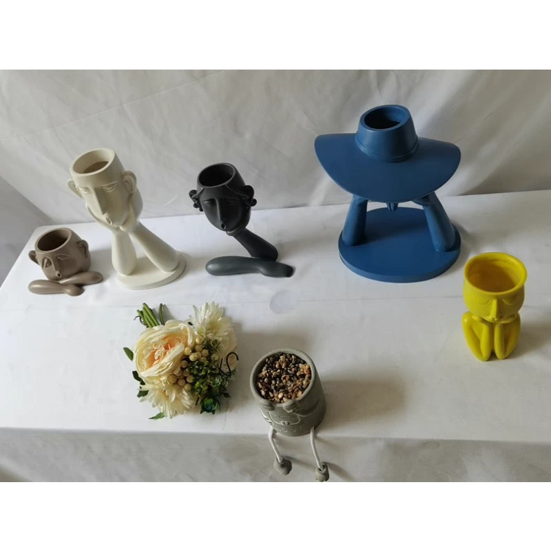 Nordic Abstract Face Planter M - Home Decor Garden Ideas reseña y precio