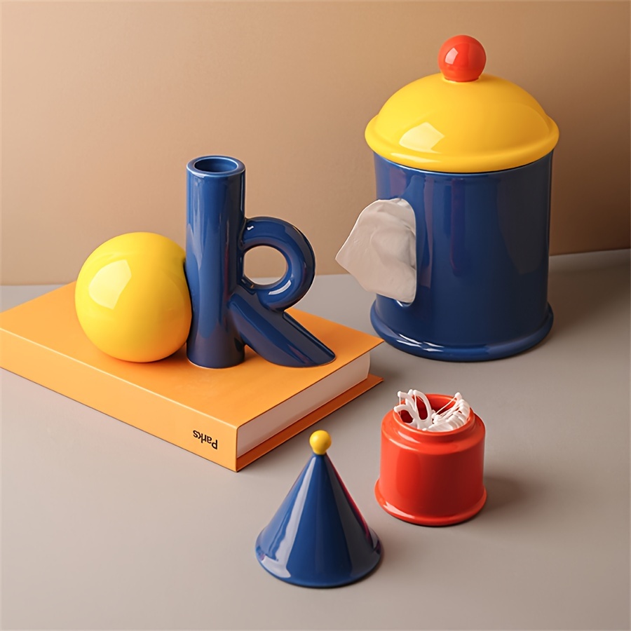 Creative Ceramic Tissue Box Ho - Home Decor Dopamine reseña y precio