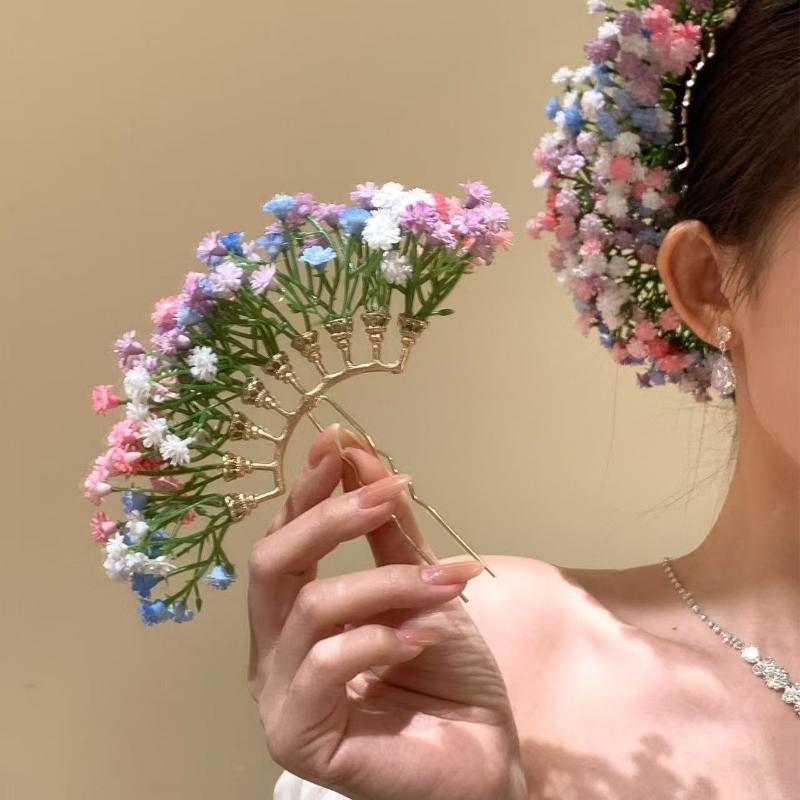 Artificial Flower Bridal Weddi - Home Decor Handicraft reseña y precio