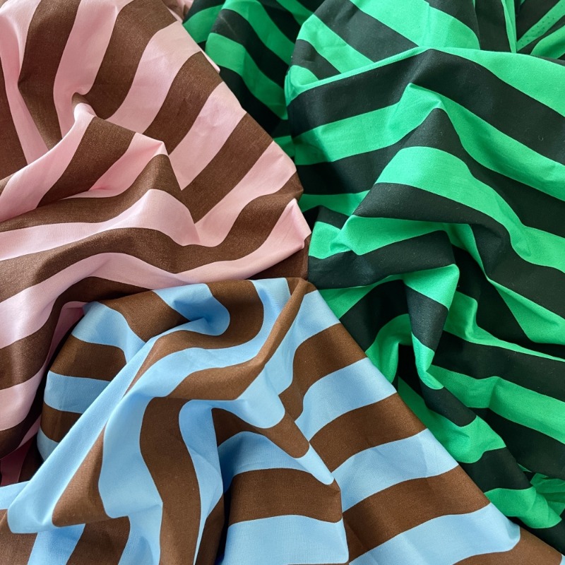 Color Block Stripes Fabric Dop - Home Decor Dopamine reseña y precio