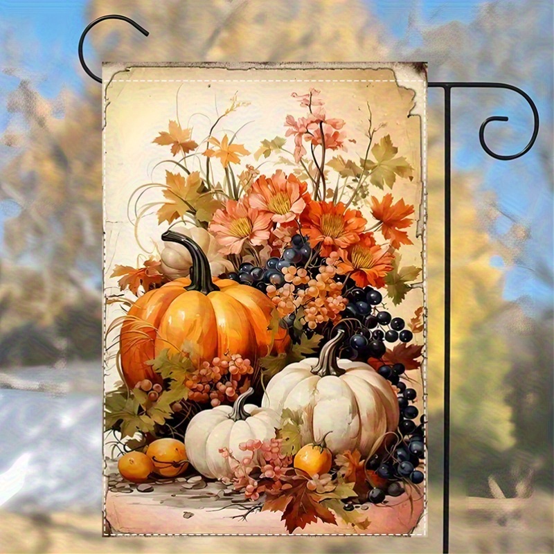 Garden Flag 12x18 Inch Double  - Home Decor Garland reseña y precio