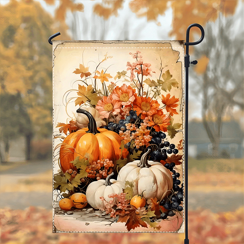 Garden Flag 12x18 Inch Double  - Home Decor Garland reseña y precio