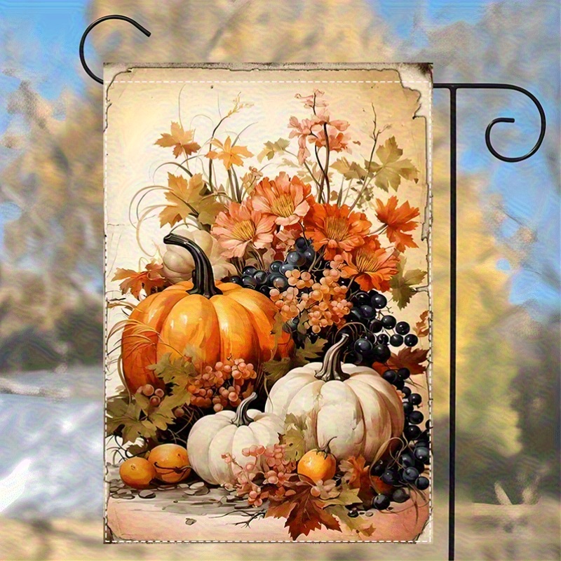 Garden Flag 12x18 Inch Double  - Home Decor Garland reseña y precio