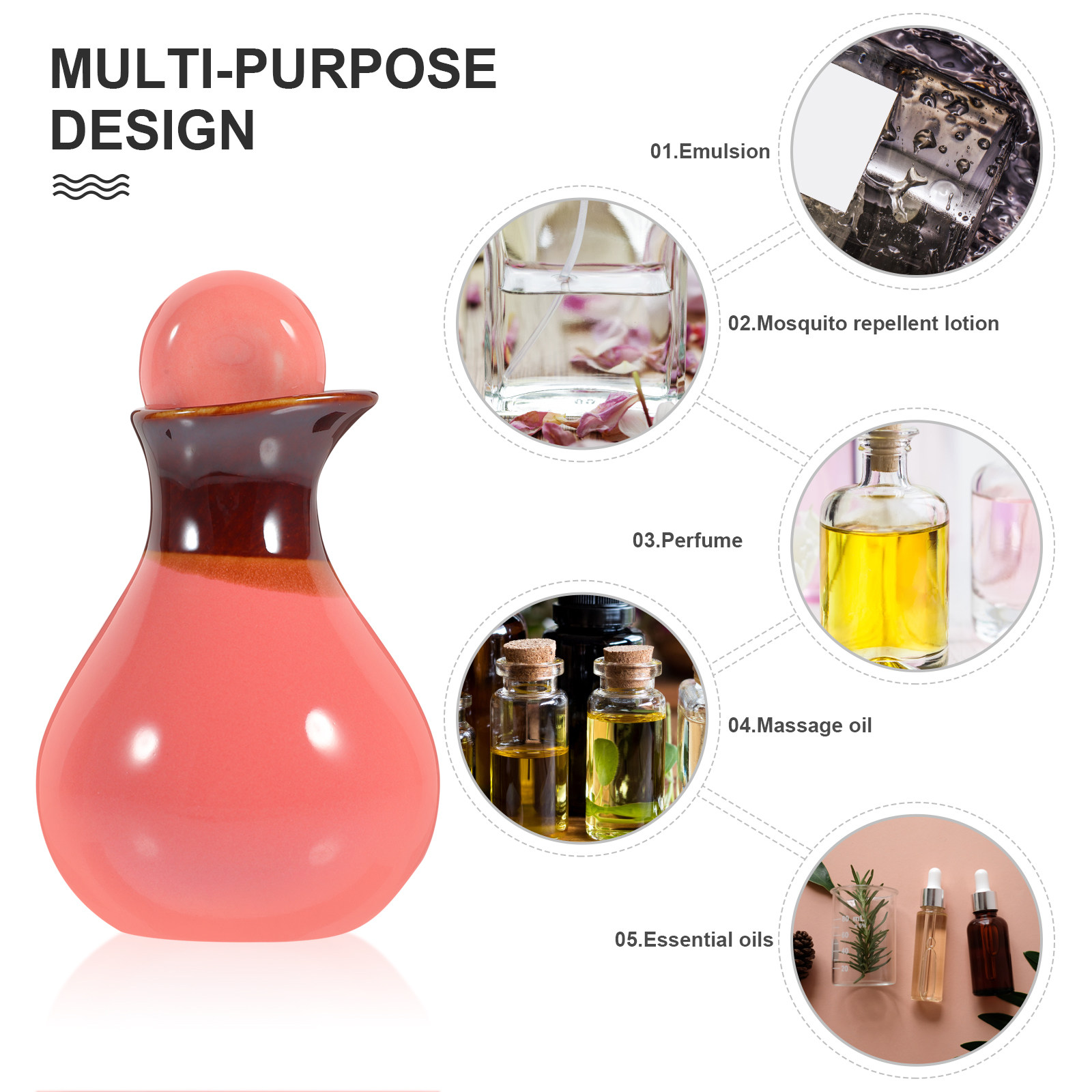 1Set Ceramic Essential Oil Bot - Home Decor Essentials reseña y precio