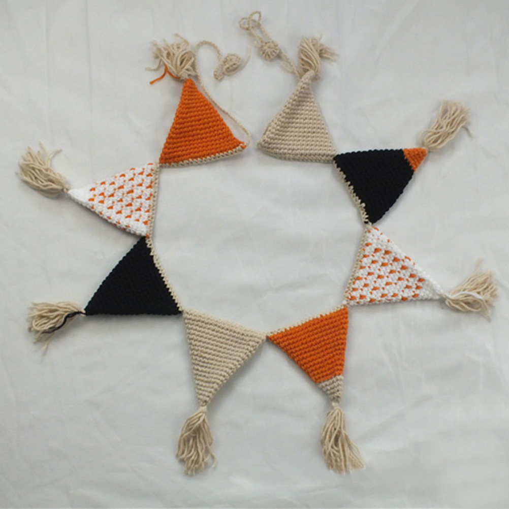 Cotton Triangle Pennant Banner - Home Decor Garland reseña y precio