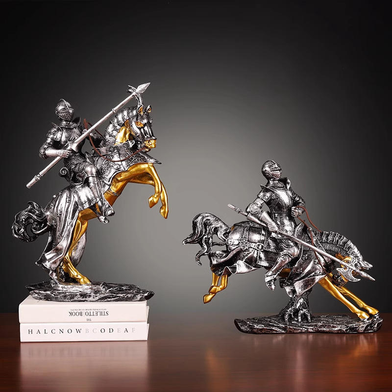 Home Decor Sculpture Knight Br - Home Decor Medieval reseña y precio
