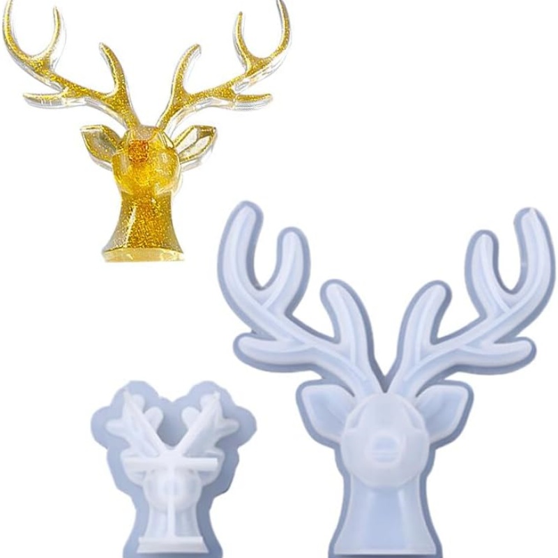 2 Pieces of Deer Antlers Ornam - Home Decor Handicraft reseña y precio