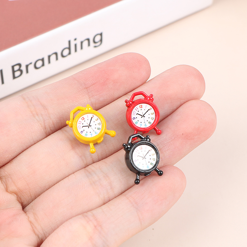 1PC 1:12 Scale Alarm Clock Dol - Home Decor Furniture reseña y precio