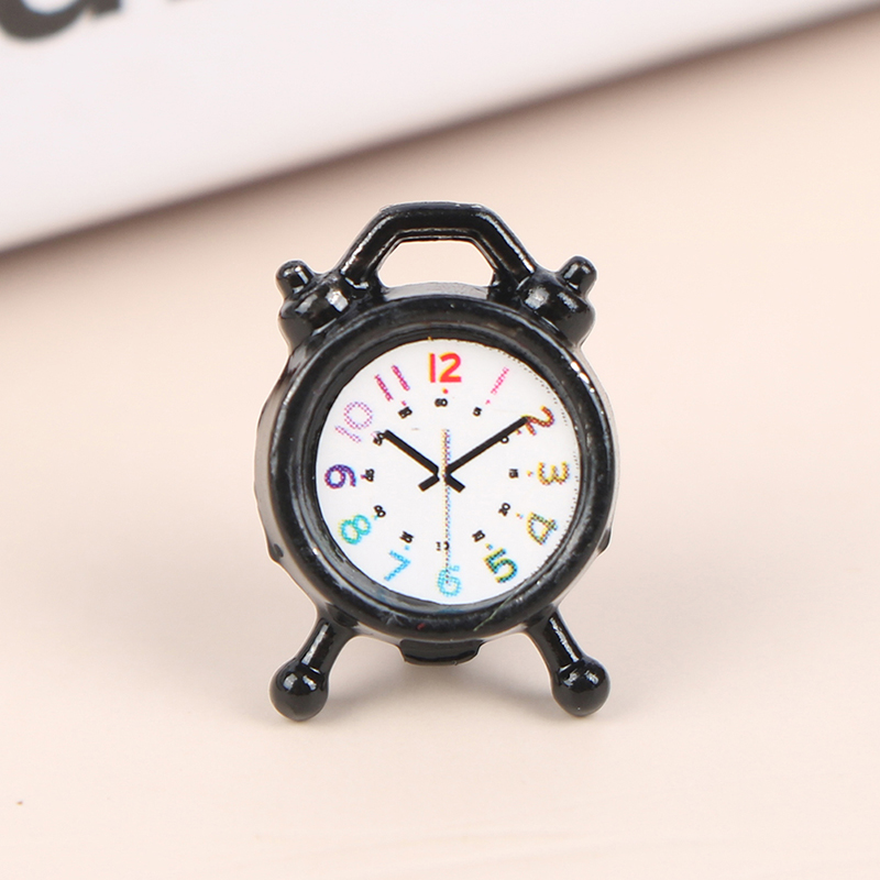 1PC 1:12 Scale Alarm Clock Dol - Home Decor Furniture reseña y precio