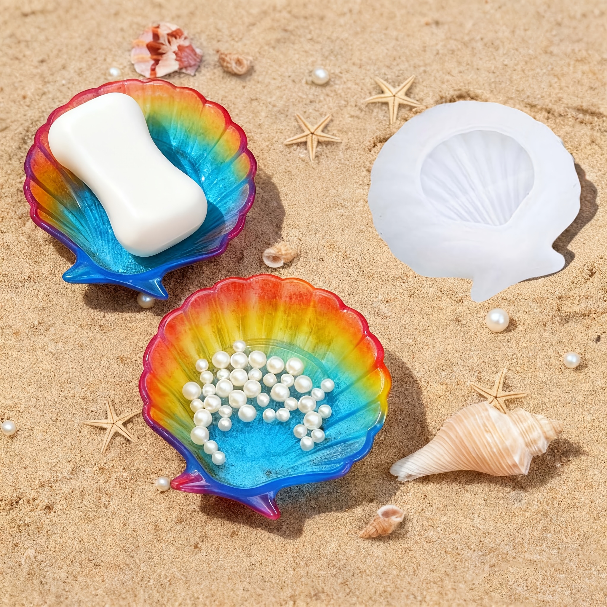 1 piece of silicone shell resi - Home Decor Handicraft reseña y precio