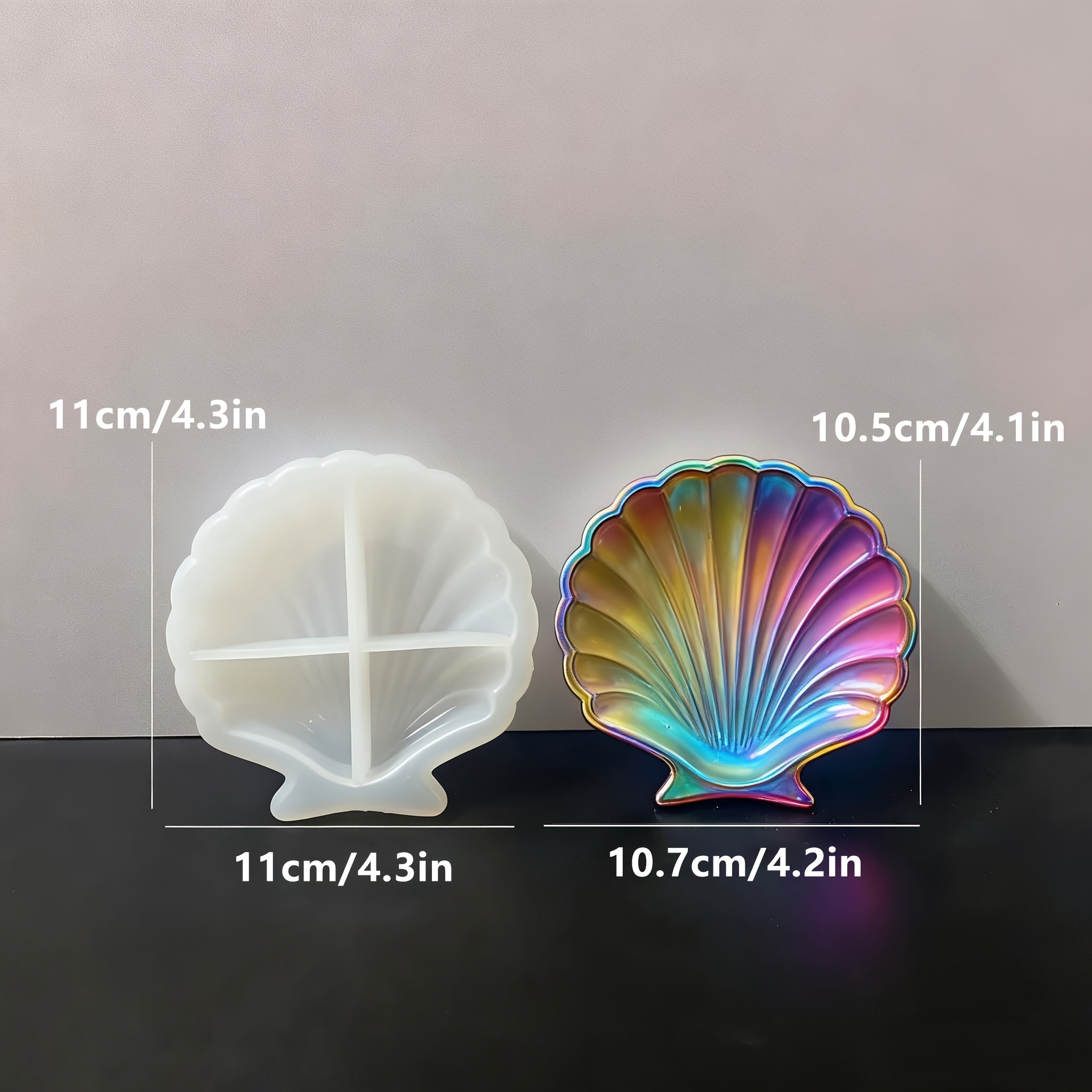 1 piece of silicone shell resi - Home Decor Handicraft reseña y precio