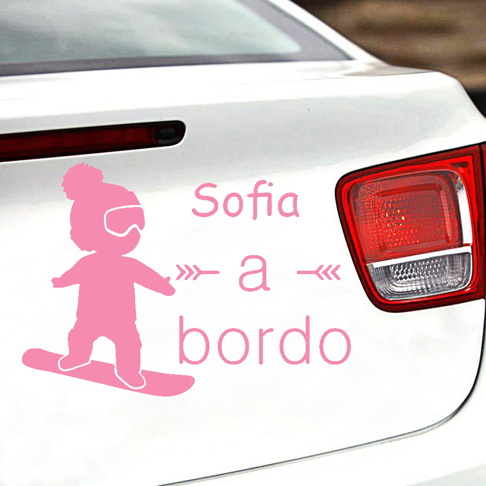 1pc Vinyl baby a bordo colorfu - Home Decor Inspo reseña y precio