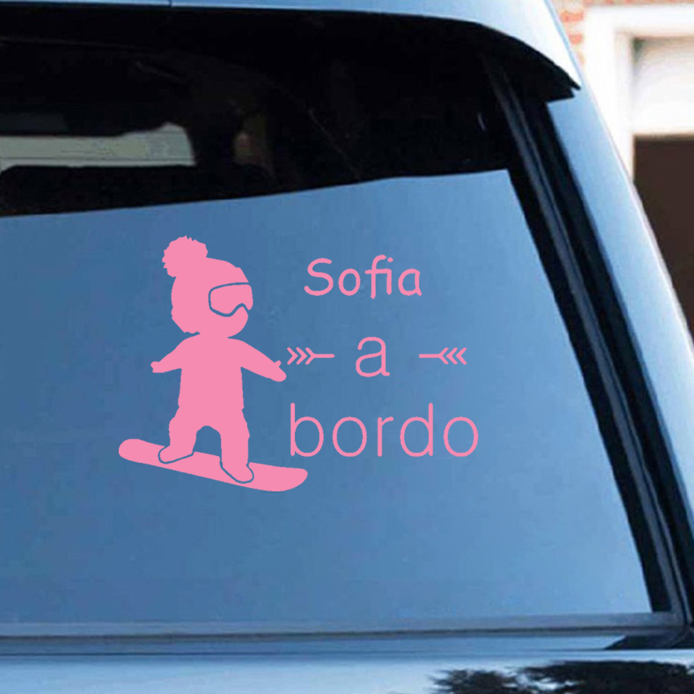 1pc Vinyl baby a bordo colorfu - Home Decor Inspo reseña y precio