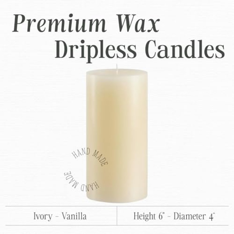 Dripless Vanilla Scented Ivory - Home Decor Essentials reseña y precio