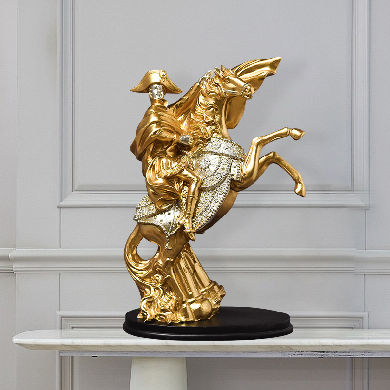 Knight Napoleon Riding A Horse - Home Decor Medieval reseña y precio