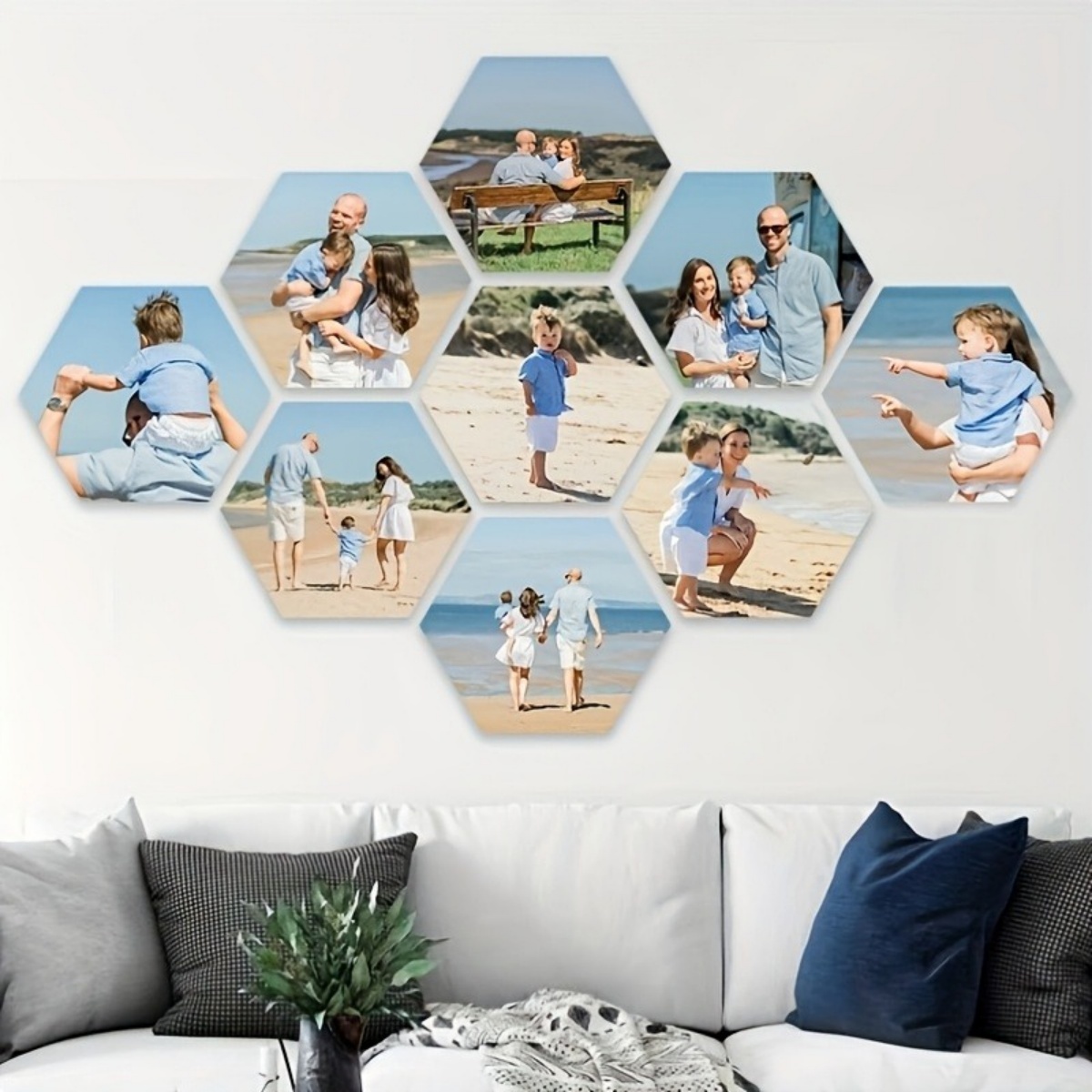 Custom Wall Decor — Modern Hex - Home Decor Inspo reseña y precio