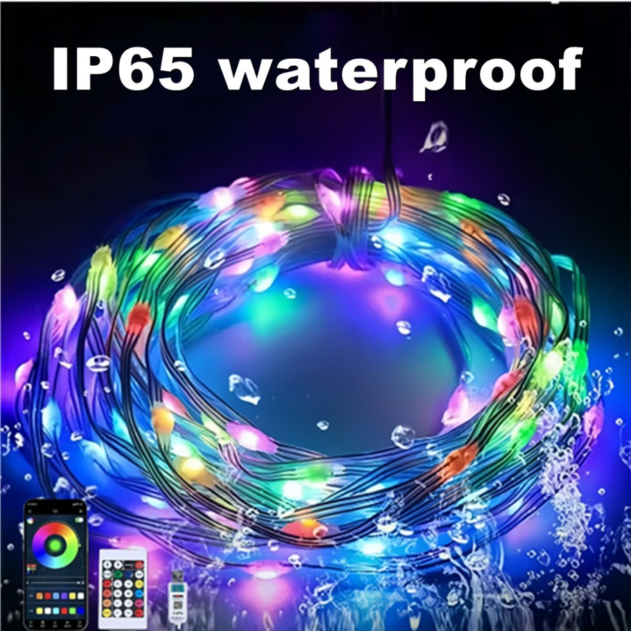 WS2812B LED Light String Smart - Home Decor Garland reseña y precio