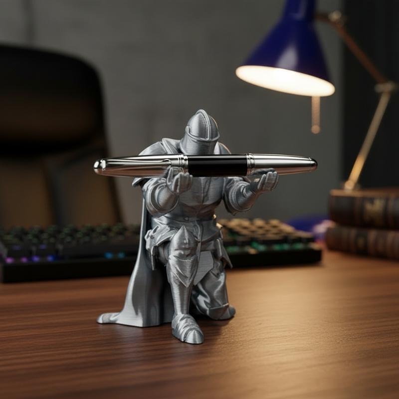 Knight Pen Holder Creative Des - Home Decor Medieval reseña y precio