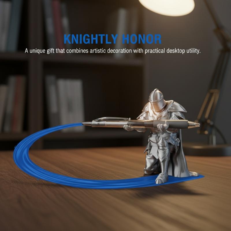 Knight Pen Holder Creative Des - Home Decor Medieval reseña y precio
