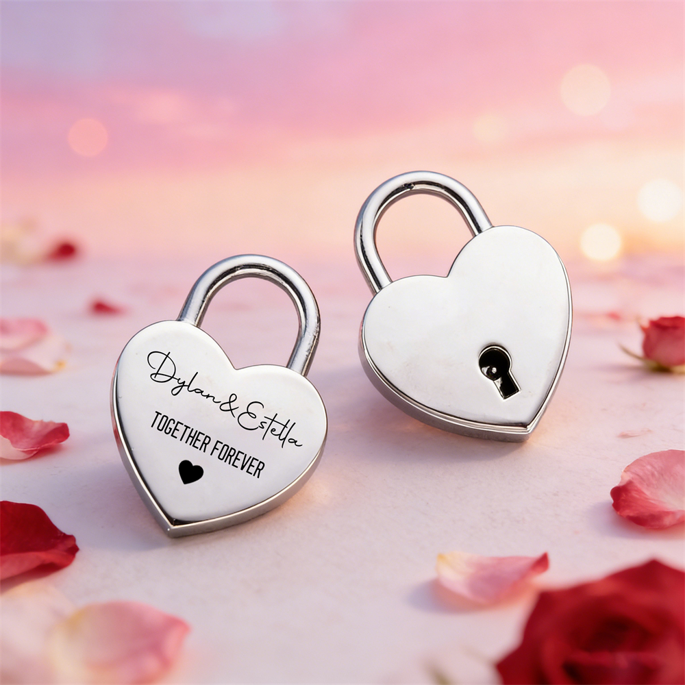 Custom Name Heart-Shaped Padlo - Home Decor Inspo reseña y precio