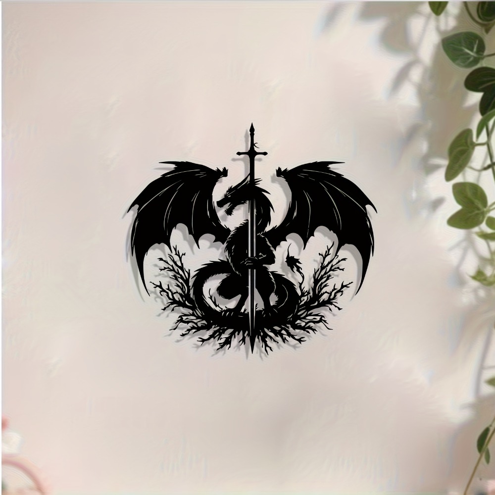 1pc Dragon Sword Metal Wall Ar - Home Decor Medieval reseña y precio