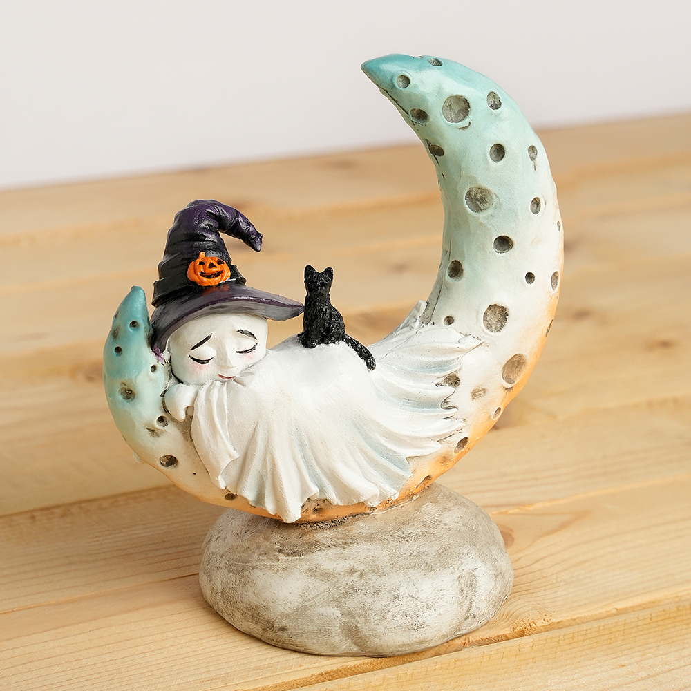ERMAKOVA Eerie Moon Ghost Stat - Home Decor Garden Ideas reseña y precio