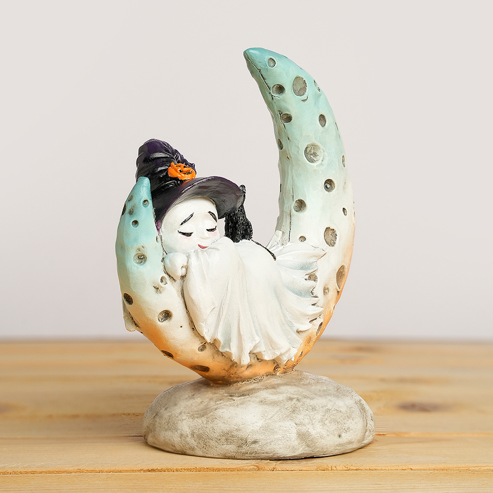 ERMAKOVA Eerie Moon Ghost Stat - Home Decor Garden Ideas reseña y precio