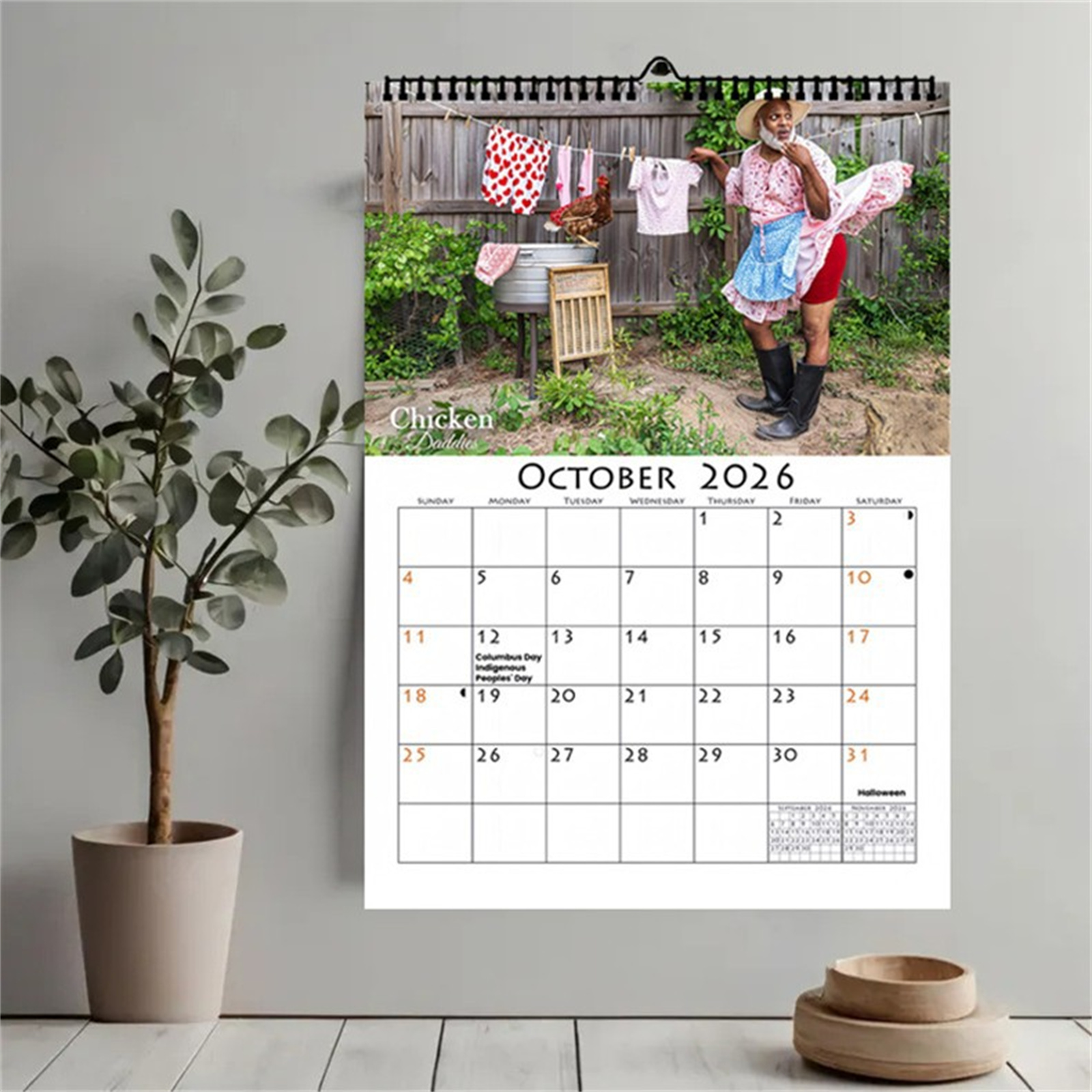 2026 Funny Chicken Daddy Wall  - Home Decor Design reseña y precio
