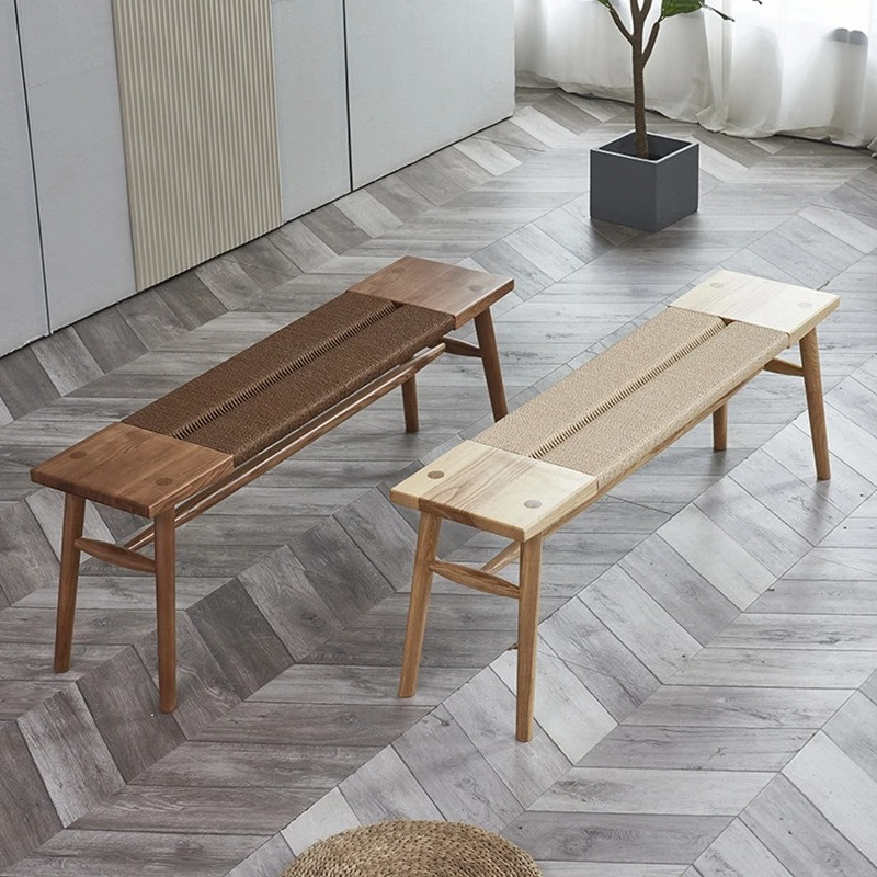 Wooden Modern Foot Stool Space - Home Decor Furniture reseña y precio