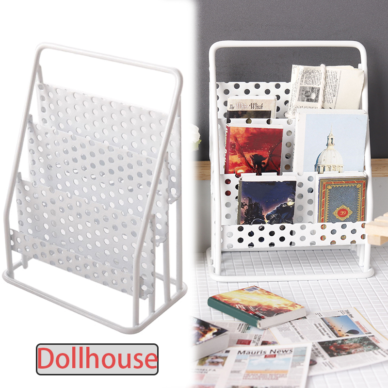 1:12 Dollhouse Iron Storage Ra - Home Decor Furniture reseña y precio
